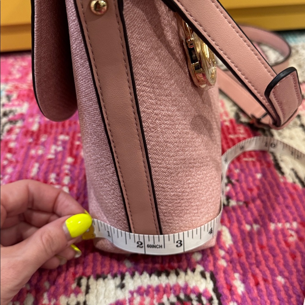 Mkf Collection by Mia K Pink Gold Crossbody Maren Shoulder Bag Purse NWT - Picture 13 of 17